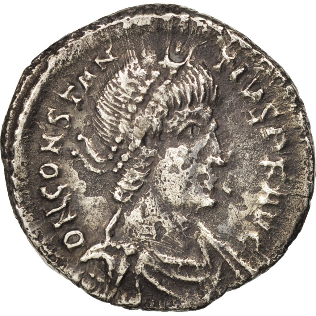 Constantius II, Siliqua, 350-360, Arles, TB+, Argent