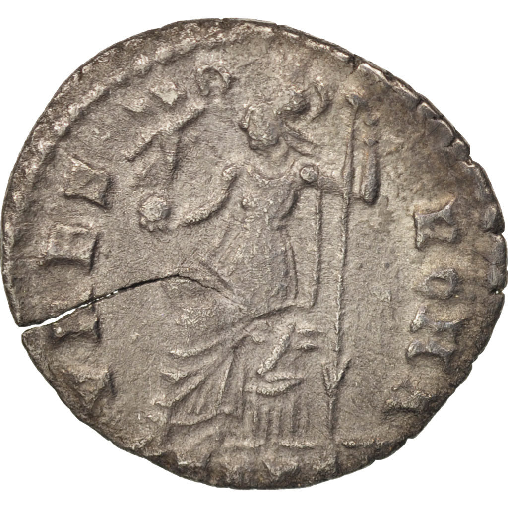 Gratian, Siliqua, Trier, EF(40-45), Silver, RIC:46b