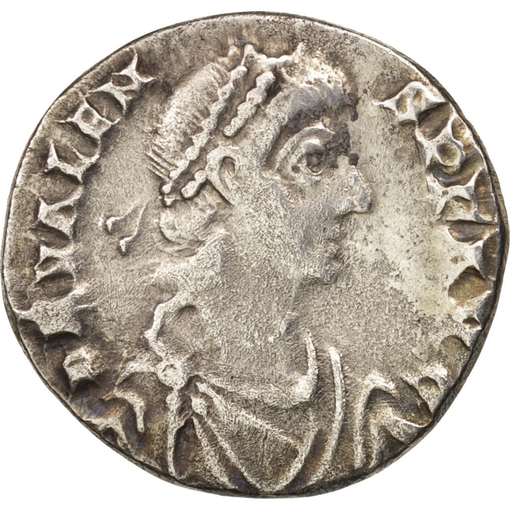 Coin, Valens, Siliqua, Trier, VF(30-35), Silver, RIC:27e