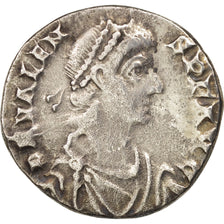 Coin, Valens, Siliqua, Trier, VF(30-35), Silver, RIC:27e