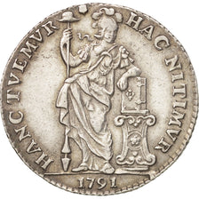 Netherlands, UTRECHT, Gulden, 1791, AU(50-53), Silver, KM:102.3