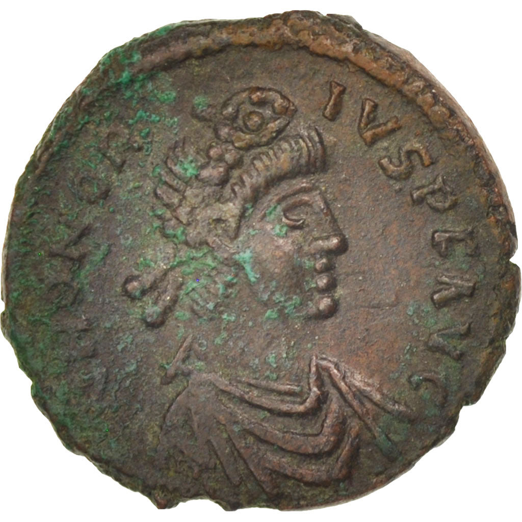 Honorius, Nummus, 402-408, Roma, EF(40-45), Copper, RIC:1280