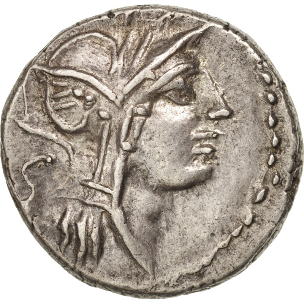 Junia, Denarius, 91 BC, Roma, AU(50-53), Silver, Sear:225
