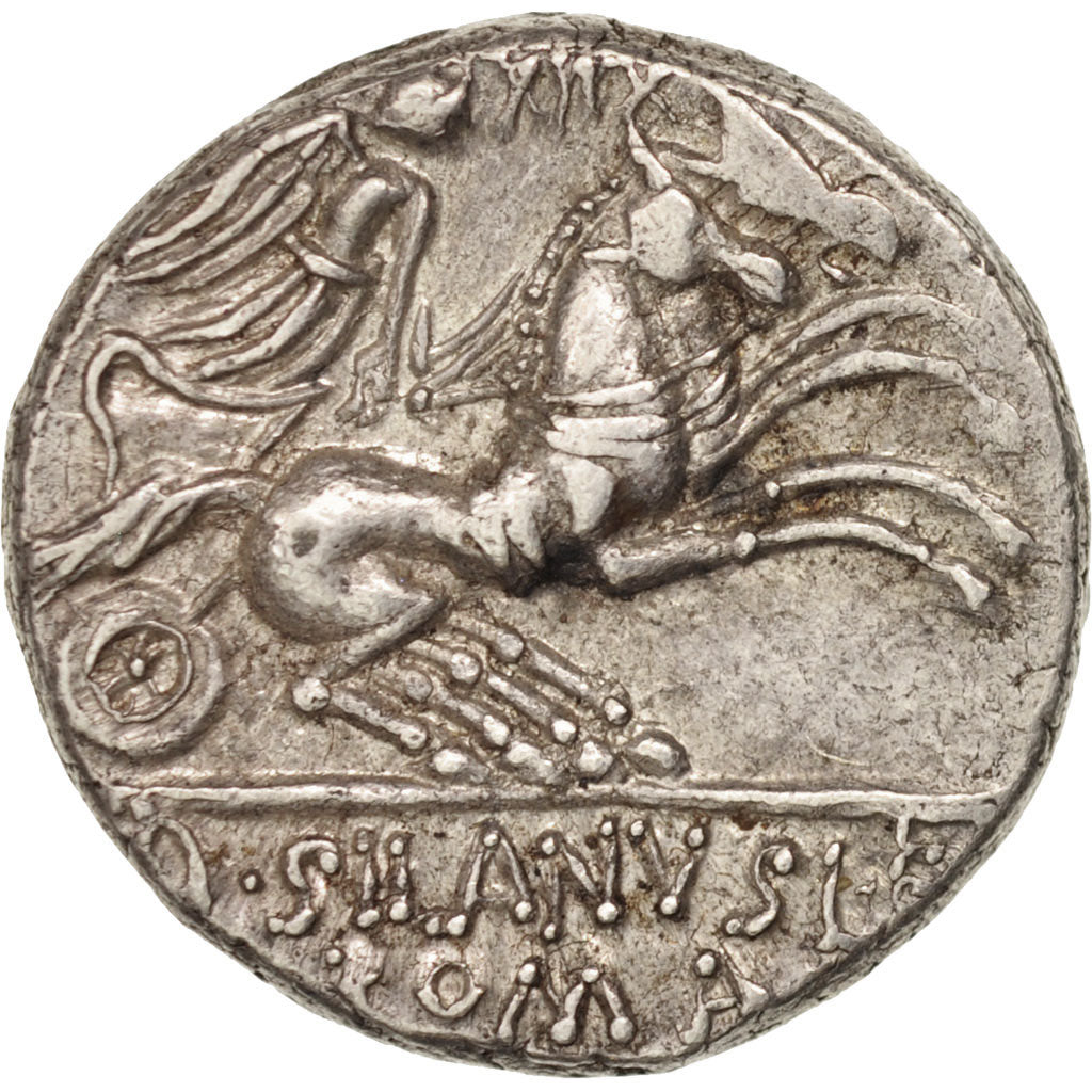 Junia, Denarius, 91 BC, Roma, AU(50-53), Silver, Sear:225