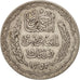 Tunesien, Ahmad Pasha Bey, 5 Francs, 1936, Paris, VF(30-35), Silver, KM:261