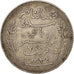 Tunisia, Muhammad al-Nasir Bey, 2 Francs, 1915, Paris, AU(50-53), Silver, KM:239