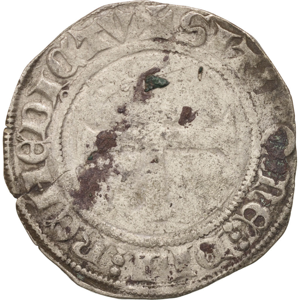 Coin, France, Blanc Guénar, Tournai, VG(8-10), Billon, Duplessy:377C