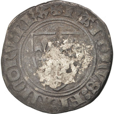 Coin, France, Blanc Guénar, Tournai, VF(20-25), Billon, Duplessy:377A