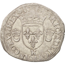 Coin, France, Douzain aux croissants, 1550, Bordeaux, VF(30-35), Billon