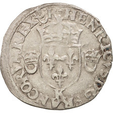 Monnaie, France, Douzain aux croissants, 1550, Bordeaux, TB+, Billon