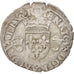Moneta, Francja, Douzain aux croissants, 1550, Bordeaux, VF(30-35), Bilon