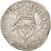 France, Henry II, Douzain aux croissants, 1551, Angers, VF(30-35), Billon
