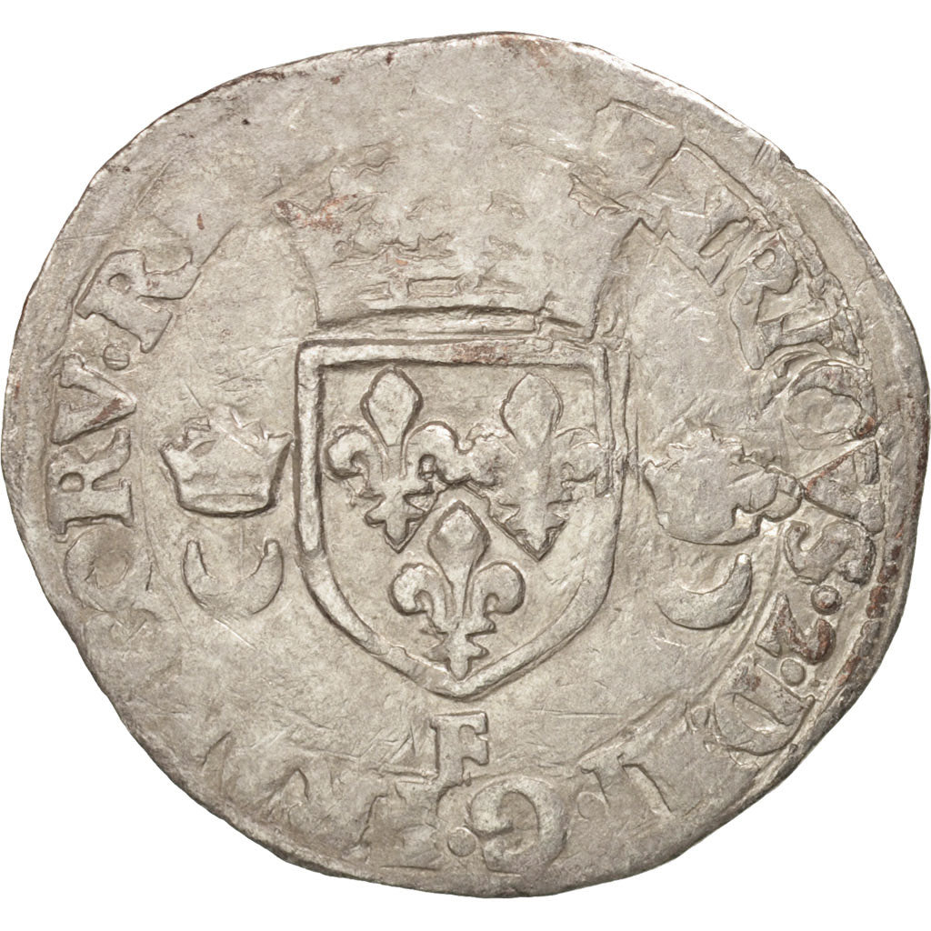 Francia, Douzain aux croissants, 1551, Angers, MB, Biglione, Duplessy:997