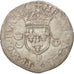 France, Henri II, Douzain aux croissants, 1550, Angers, VF(20-25), Billon