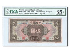 Banknote, China, 5 Dollars, 1928, 1928, KM:196b, graded, PMG, 6007612-007