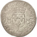 France, Henri II, Douzain aux croissants, 1550, Angers, VF(30-35), Billon