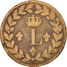 Frankreich, Louis XVIII, Decime, 1815, Strasbourg, F(12-15), Bronze