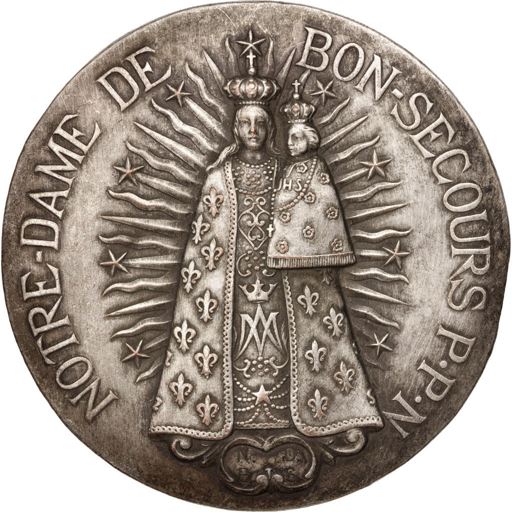 France, Medal, Notre-Dame de Bon-Secours P.P.N, Religions & beliefs, TTB
