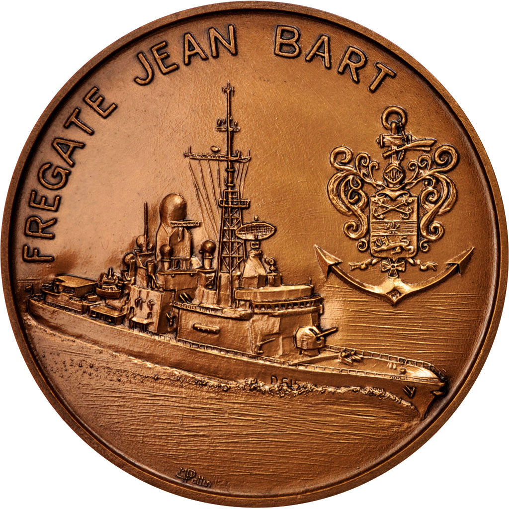 France, Medal, Ville de Dunkerque, Frégate Jean Bart, History, Torcheux