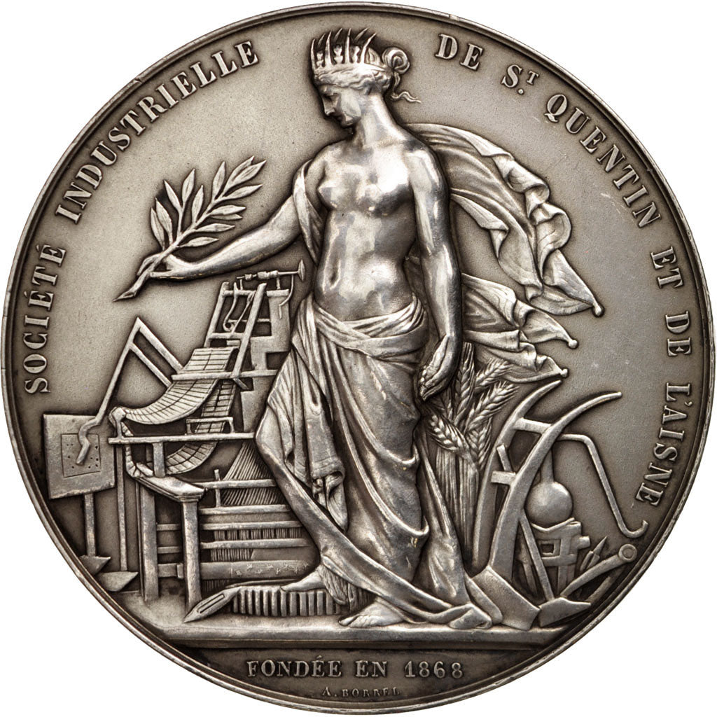 France, Medal, Société industrielle de St Quentin et de l'Aisne, Business