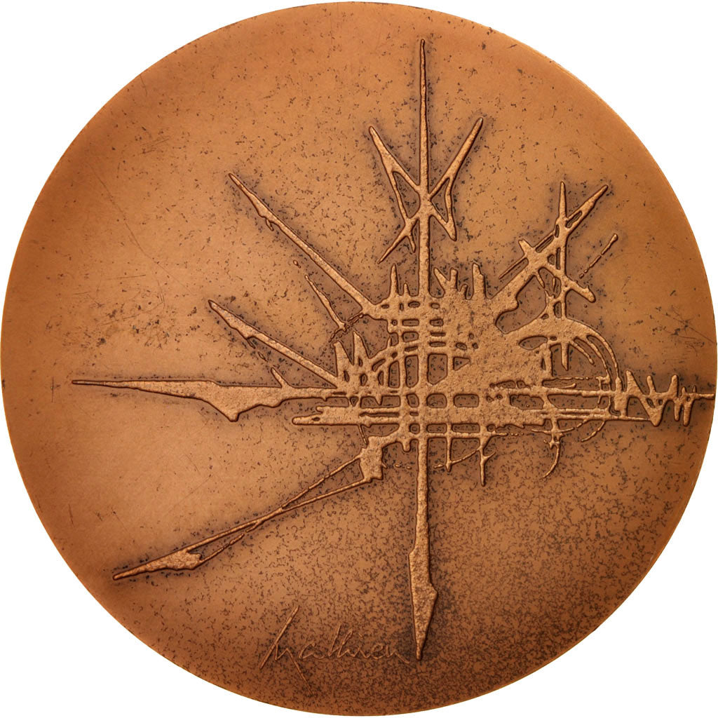 Francia, medaglia, Crédit du Nord by Mathieu, Business & industry, 1977