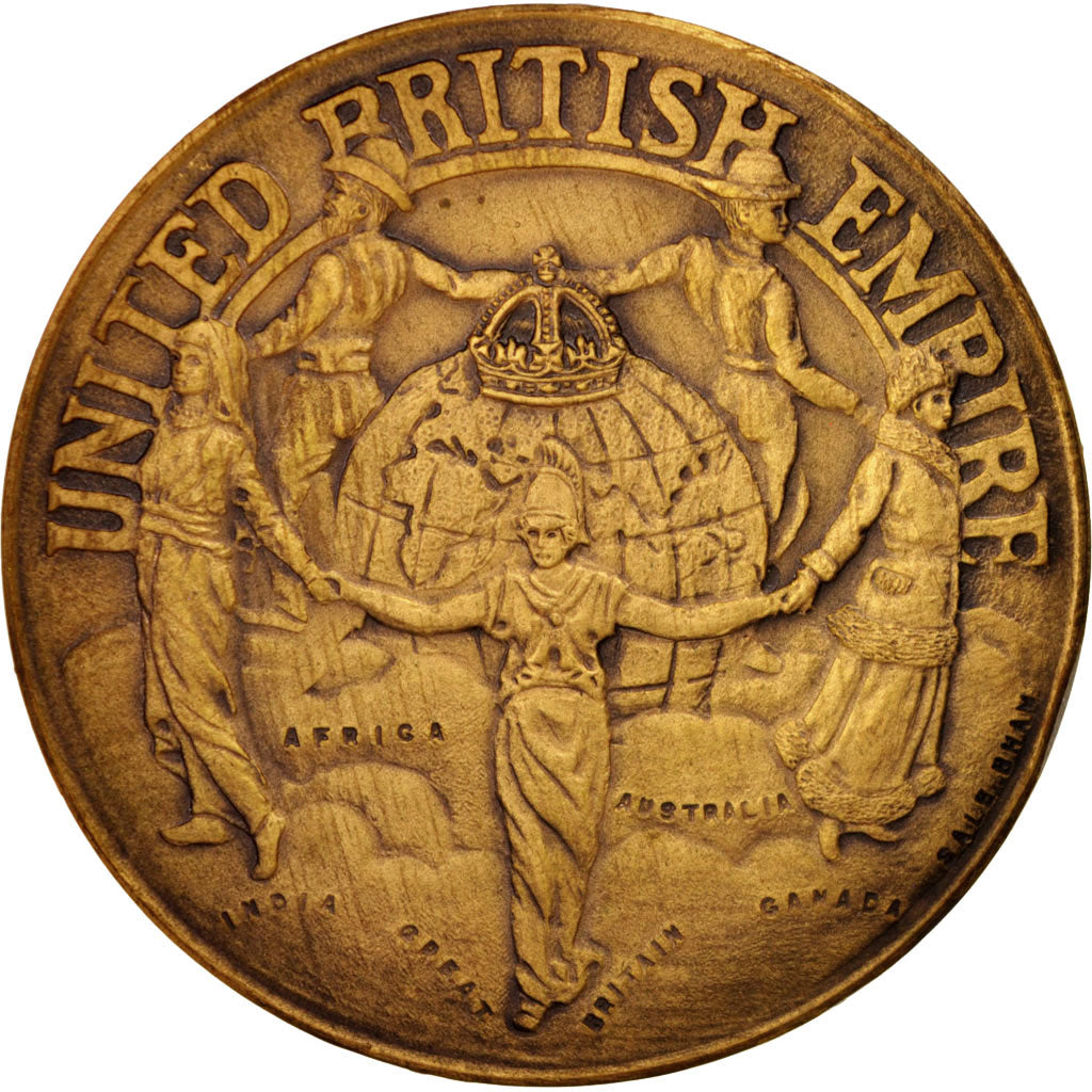 Great Britain, Medal, United British Empire, History, 1937, AU(50-53), Bronze