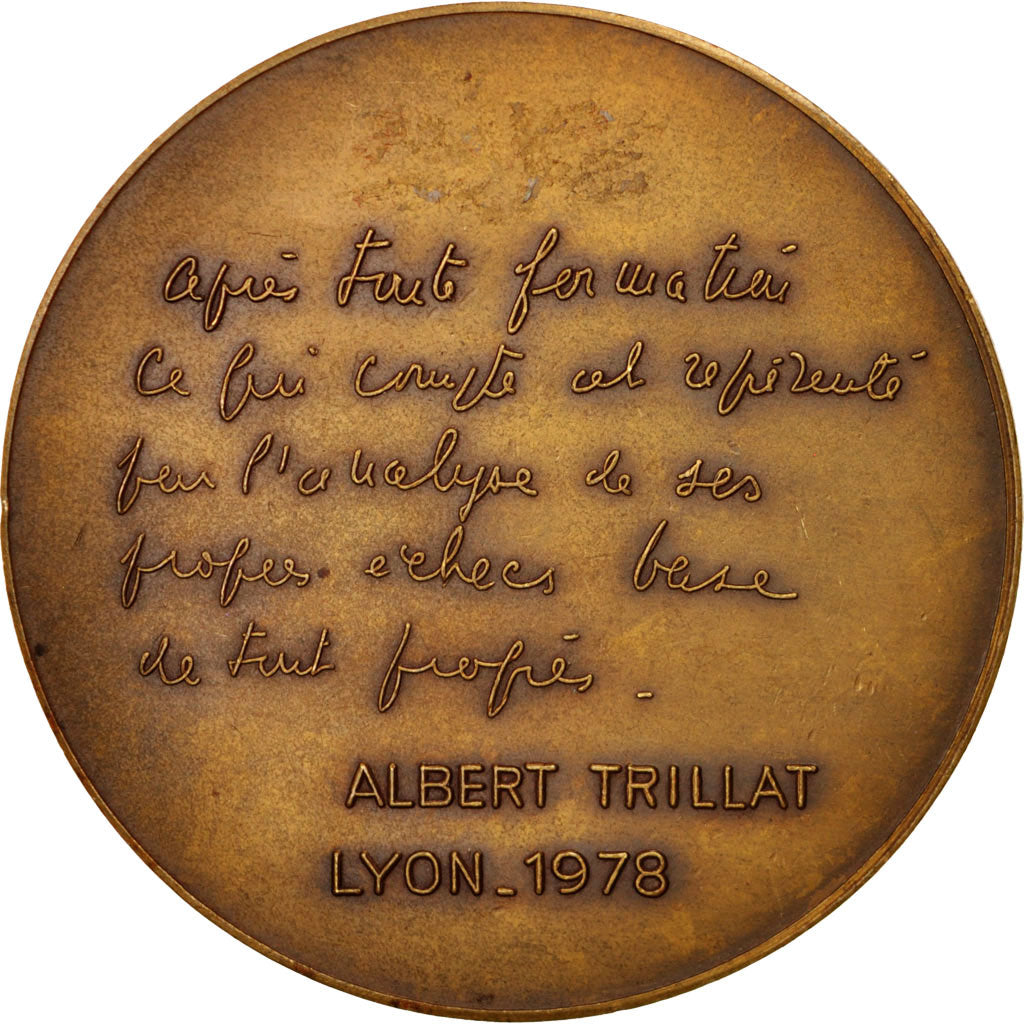 France, Medal, Albert Trillat, Arts & Culture, 1979, Penin, TTB+, Bronze