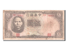 China, 5 Yüan, 1941, KM #236, VF(20-25), FB782321