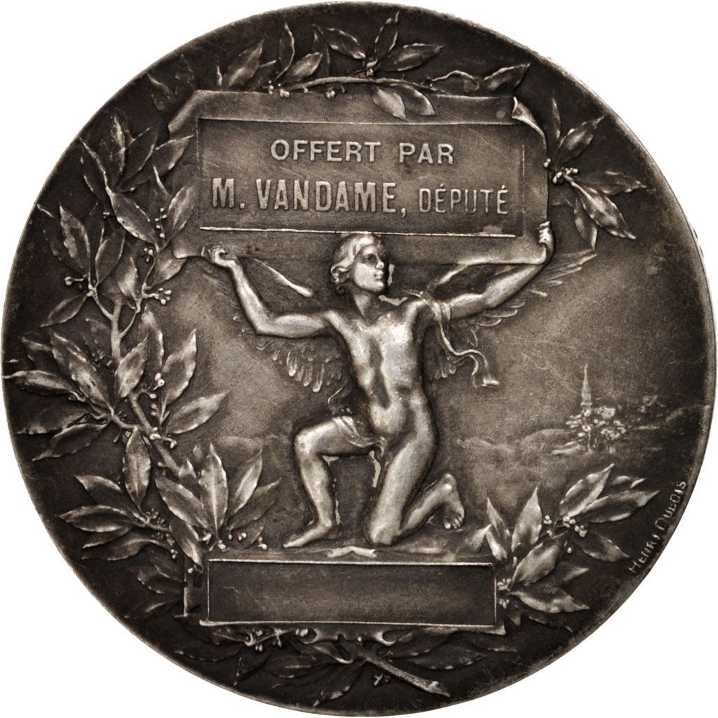 France, Medal, République Française, Offert par le Député Vandame, History