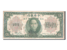 Banconote, Cina, 5 Dollars, 1930, MB