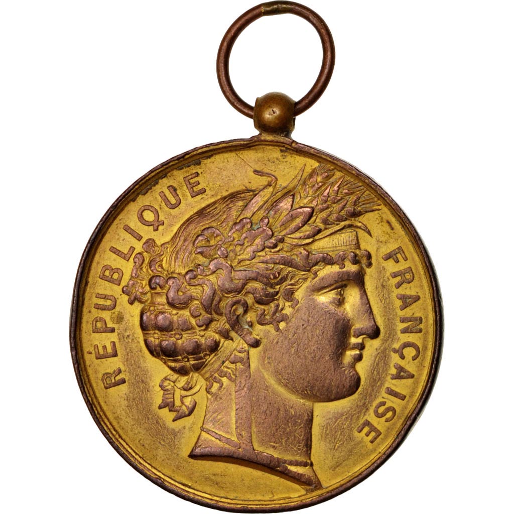 Francia, Medal, Festival de Cysoing, Arts & Culture, 1886, MB+, Bronzo