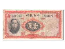 Banknote, China, 1 Yüan, 1936, VF(20-25)