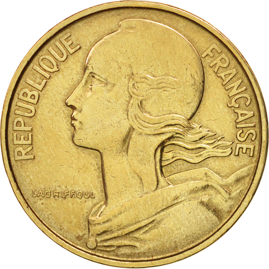 Coin, France, Marianne, 10 Centimes, 1971, Paris, EF(40-45), Aluminum-Bronze