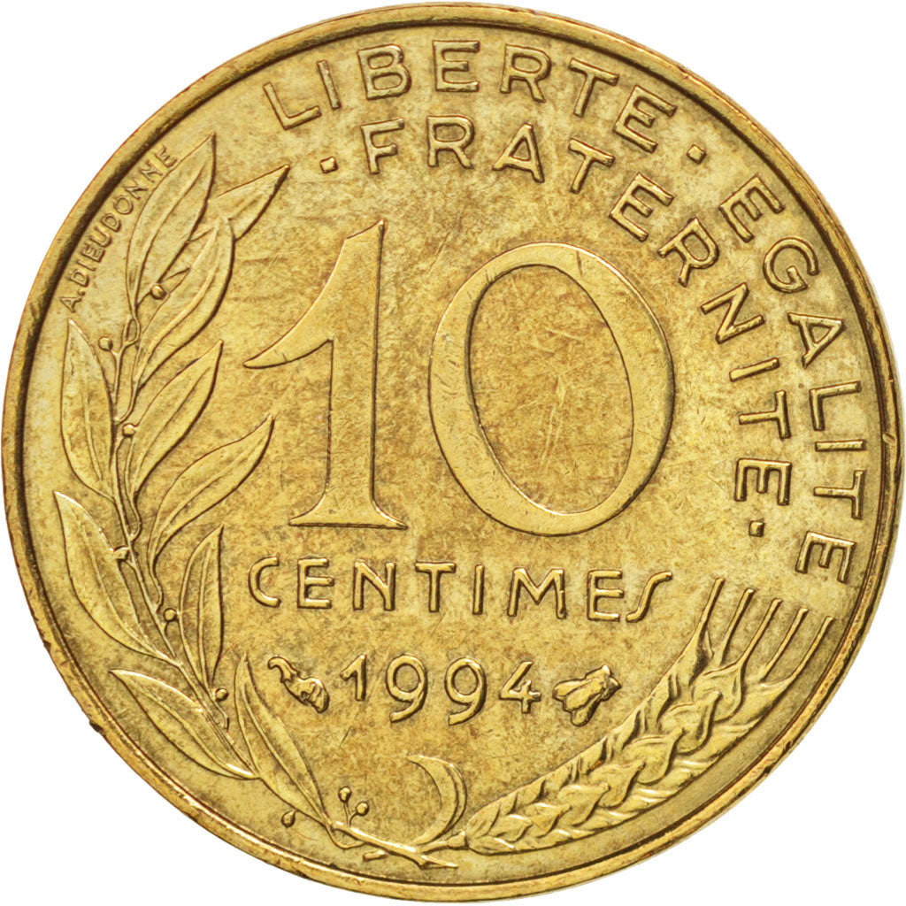 Monnaie, France, Marianne, 10 Centimes, 1994, Paris, TTB, Aluminum-Bronze
