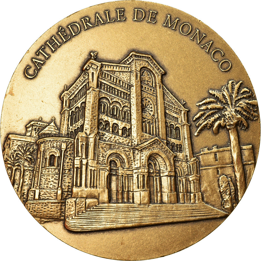 Monaco, Medal, Centenaire de la Cathédrale de Monaco, 2011, MDP, AU(55-58)