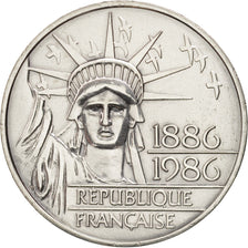 France, Statue de la Liberté, 100 Francs, 1986, Paris, AU(55-58), Silver