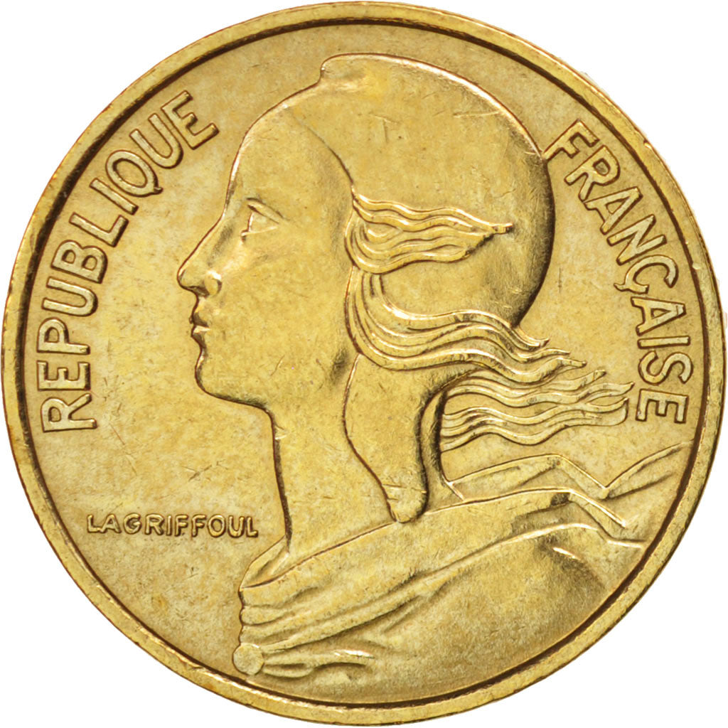 Munten, Frankrijk, Marianne, 5 Centimes, 1974, Paris, ZF+, Aluminum-Bronze