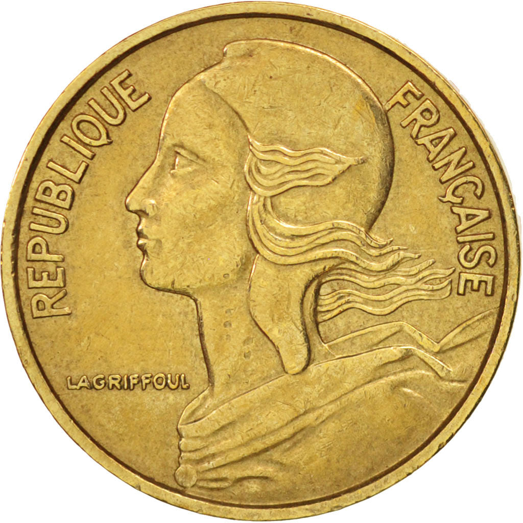 Coin, France, Marianne, 5 Centimes, 1975, Paris, EF(40-45), Aluminum-Bronze