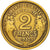 Moneda, Francia, Morlon, 2 Francs, 1932, Paris, MBC, Aluminio - bronce, KM:886