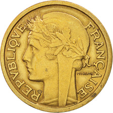 France, Morlon, 2 Francs, 1937-1939, Paris, AU(50-53), Aluminum-Bronze