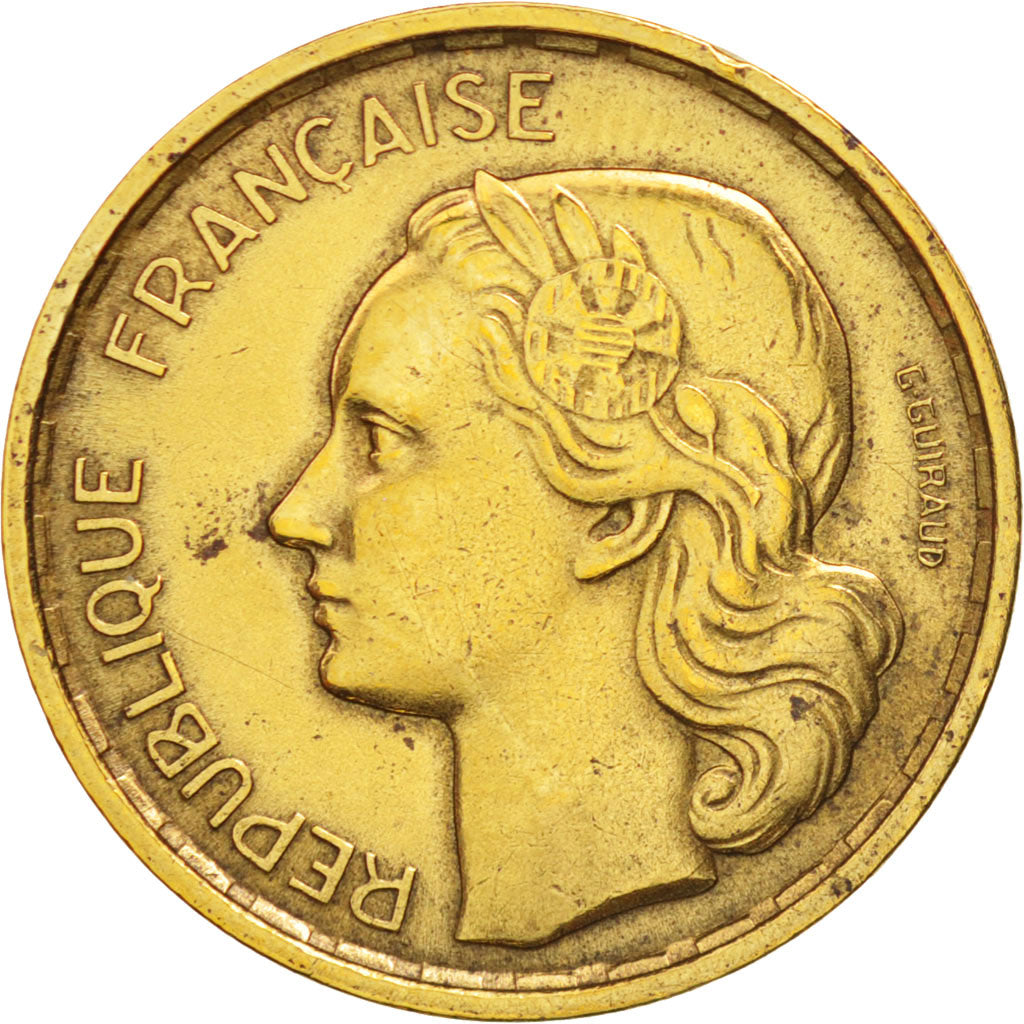 France, Guiraud, 20 Francs, 1950, Beaumont - Le Roger, EF(40-45)