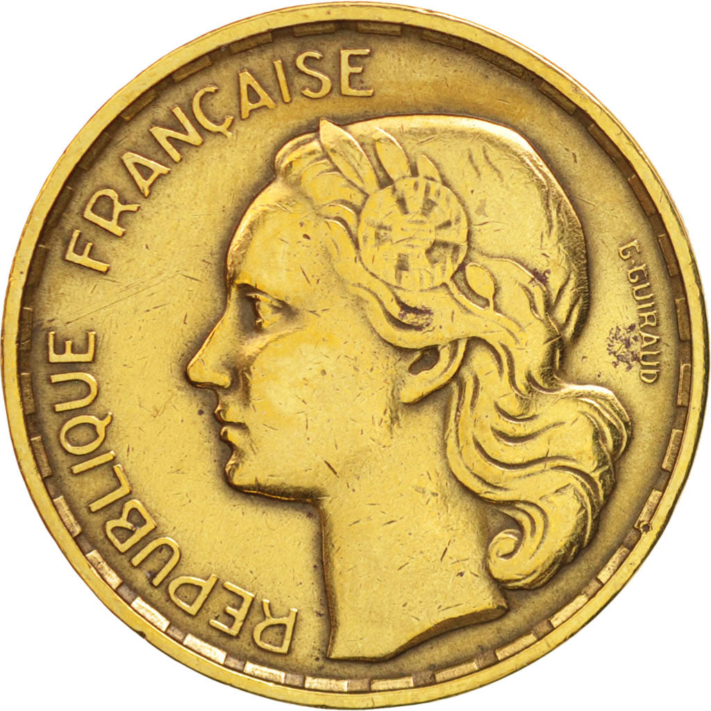 France, Guiraud, 20 Francs, 1952, Beaumont - Le Roger, EF(40-45)