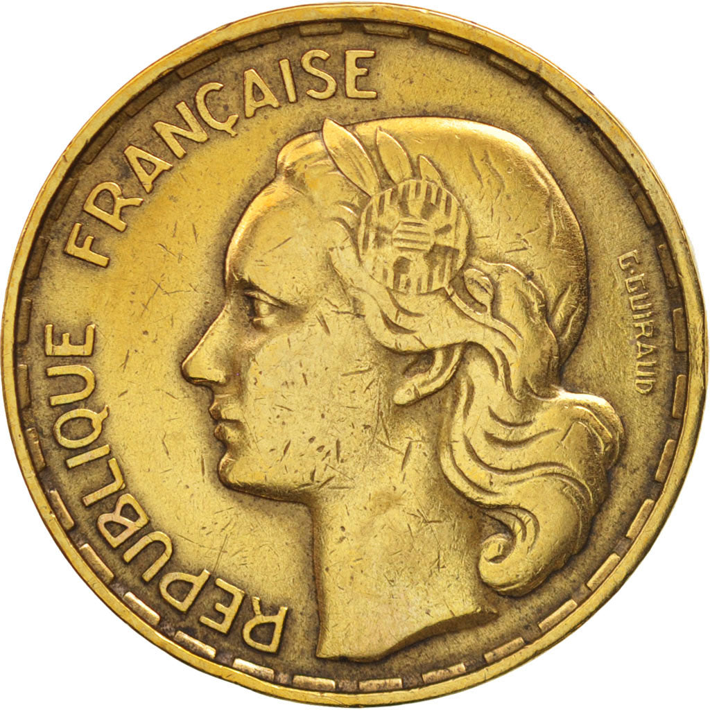 Münze, Frankreich, Guiraud, 50 Francs, 1953, Paris, SS, Aluminum-Bronze