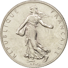 France, Semeuse, 2 Francs, 1918, Paris, EF(40-45), Silver, KM:845.1, Gadoury:532