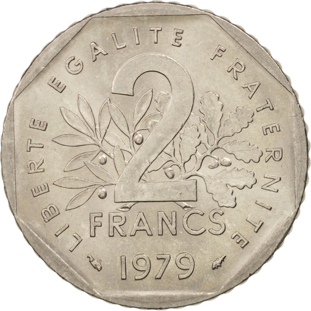 Coin, France, Semeuse, 2 Francs, 1979, Paris, MS(60-62), Nickel, KM:942.1