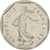 Moneda, Francia, Semeuse, 2 Francs, 1980, Paris, MBC+, Níquel, KM:942.1