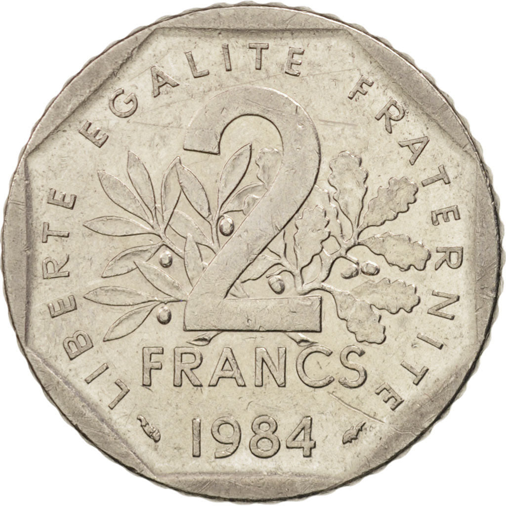 France, Semeuse, 2 Francs, 1984, Paris, TTB, Nickel, KM:942.1, Gadoury:547