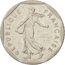 Frankreich, Semeuse, 2 Francs, 1987, Paris, EF(40-45), Nickel, KM:942.1, Gado...
