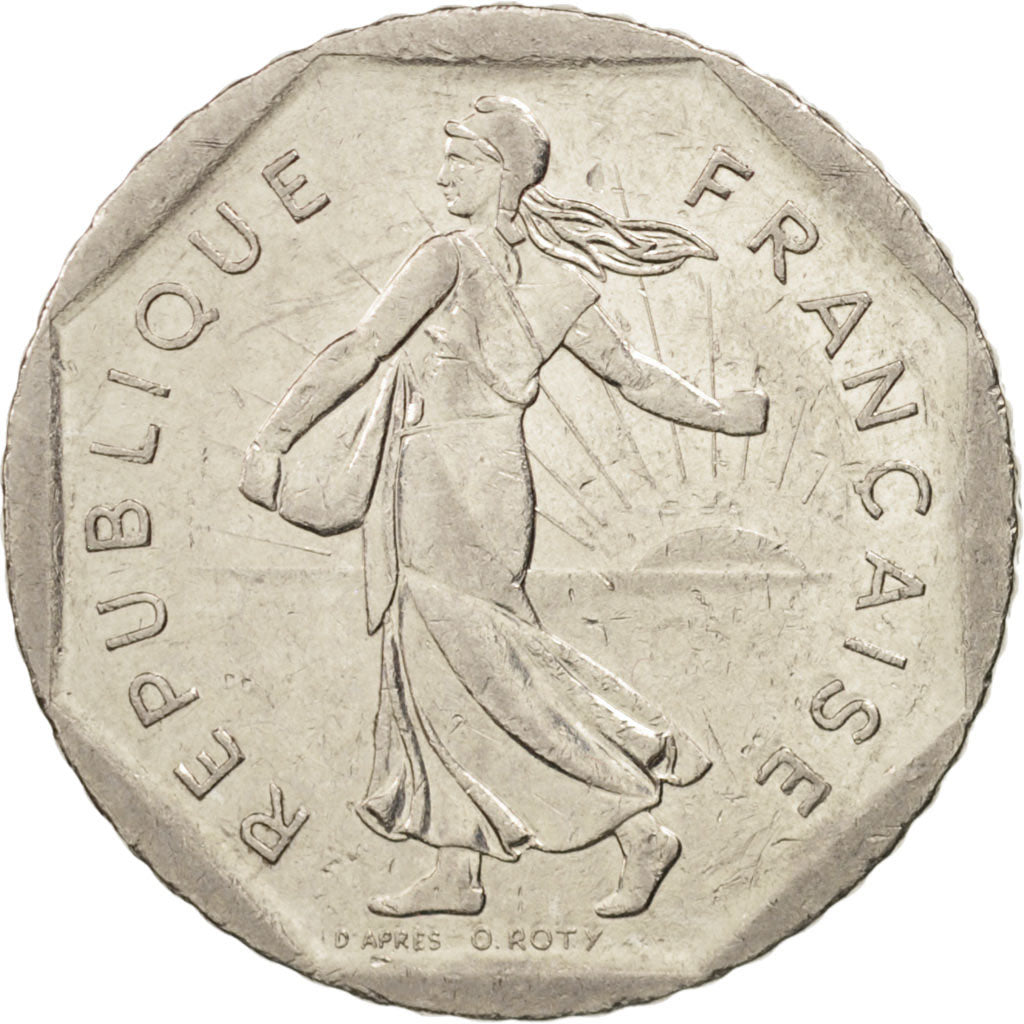 Coin, France, Semeuse, 2 Francs, 1996, Paris, EF(40-45), Nickel, KM:942.2