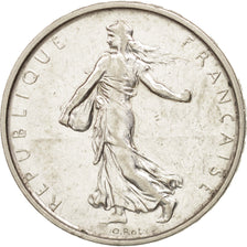 France, Semeuse, 5 Francs, 1963, Paris, EF(40-45), Silver, KM:926, Gadoury:770